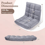 Adjustable 14-position Cushioned Floor Chair