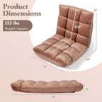 Adjustable 14-position Cushioned Floor Chair