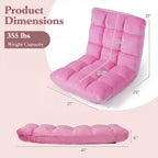 Adjustable 14-position Cushioned Floor Chair