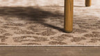 Tan Bonhill Leopard Print Area Rug
