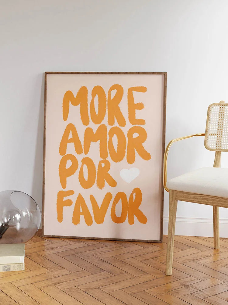 Maximalist More Amor Por Be Kind Rulers Love Quote You Looks So Good Wall Art Canvas Painting Poster For Living Room Home Decor