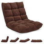 Adjustable 14-position Cushioned Floor Chair